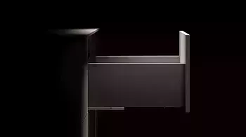 12.0049 Ящик LineBox высокий, без рейлинга, L=450, H=203, на 40 кг, графит